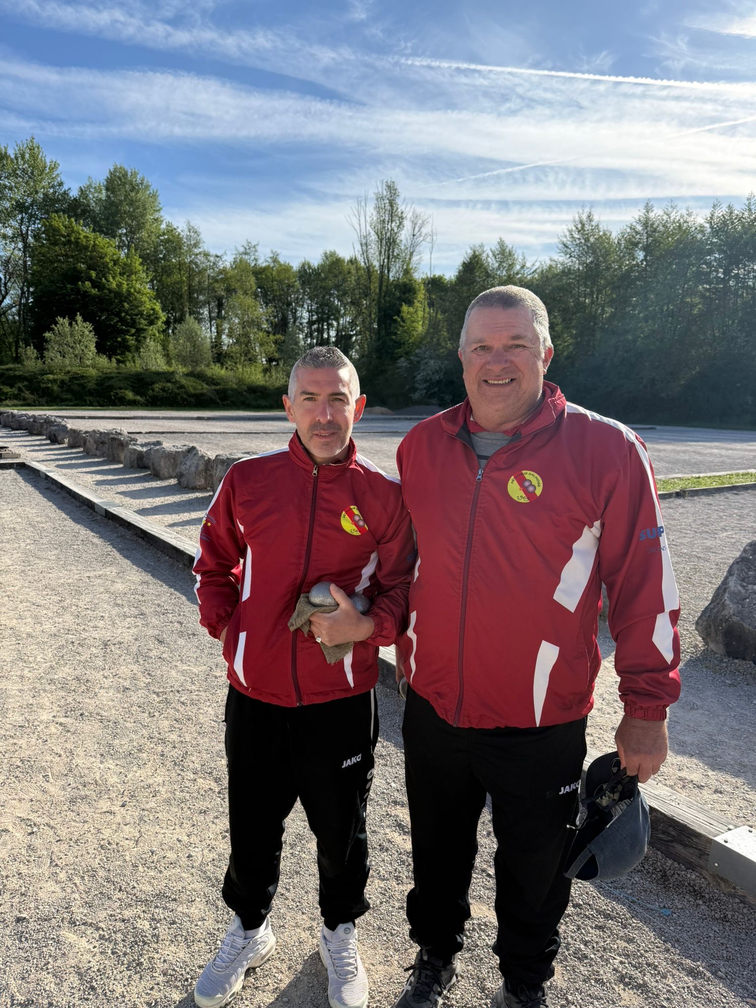 L. Groslambert et P. Faivre-Picon au Championnat du Jura Doublette Masculin 2026