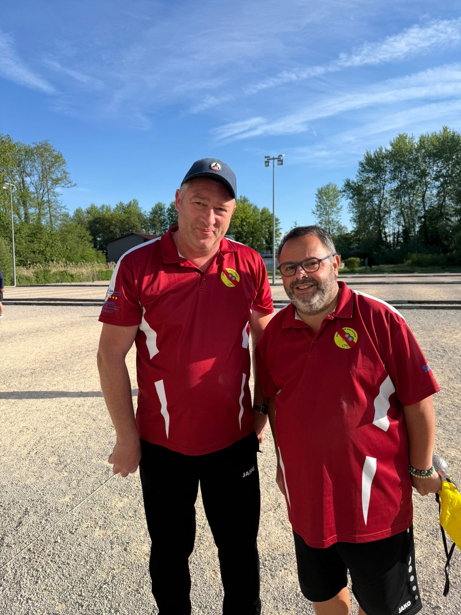 F. Lebeault et P. De Bastos au Championnat du Jura Doublette Masculin 2026